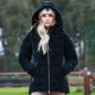Preview: Cavallynea Damen Winterjacke - Stepparka Black