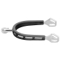 Preview: Sprenger ULTRA fit EXTRA GRIP Sporen - Edelstahl rostfrei, 30 mm abgerundet, mit kleinem Ballrad