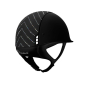 Preview: Samshield Reithelm Shadowmatt Black Chevron Holographic Black - inkl. Inlay