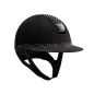Preview: Samshield Reithelm Miss Shield Premium Black Sparklin Vintage Rose black - inkl. Inlay