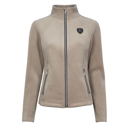 Preview: Cavaldetta Damen Stehkragenjacke Kunstlederoptik