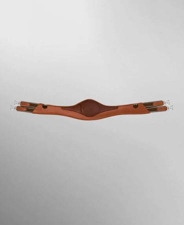 Preview: Passier Ledersattelgurt mit breitem Gurtzentrum