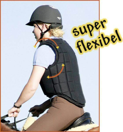 Preview: USG Sicherheitsweste Flexi Black Kinder