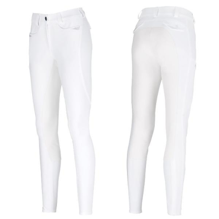 Preview: Pikeur Reithose Laure McCrown Ganzbesatz - weiss