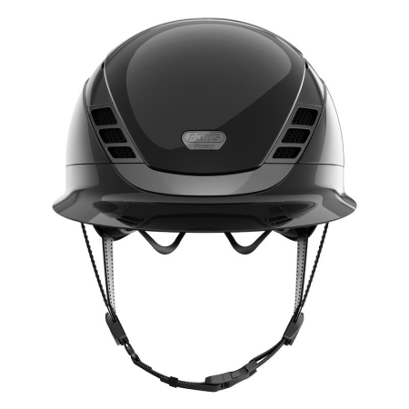 Preview: ABUS Reithelm AirLuxe CHROME Long Vizor Shiny