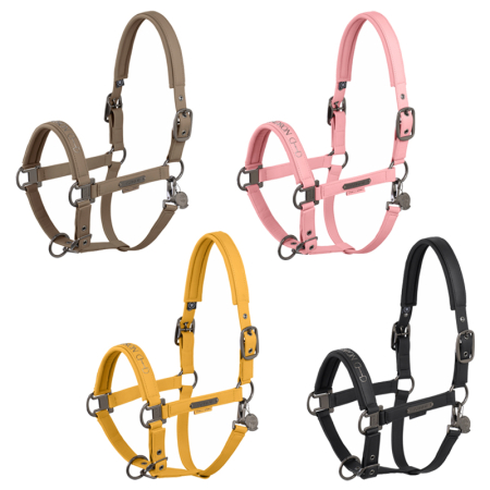 Preview: Eskadron Platinum Edition Halfter Faux Leather Double Pin