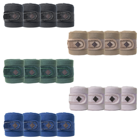 Preview: Kentucky Horsewear FLEECEBANDAGEN VELVET PEARLS