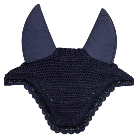 Preview: Kentucky Horsewear FLIEGENHAUBE WELLINGTONE STONE & PEARL, SOUNDLESS