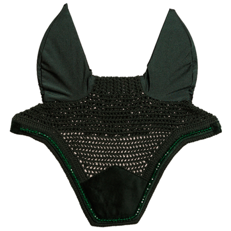 Preview: Kentucky Horsewear FLIEGENHAUBE WELLINGTON VELVET PEARLS