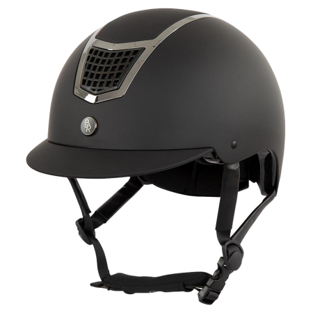 Preview: BR Riding Helmet Lambda Painted - Schwarz