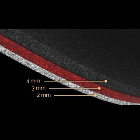 Preview: Winderen Sattelpad fürs Dressurreiten Correction Slim 10mm