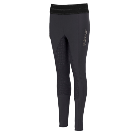 Pikeur Ida Athl. Grip Ganzbesatz - Kinderhose - anthrazit