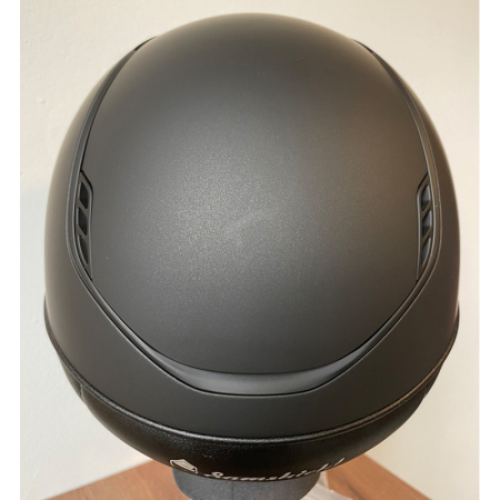 Preview: Samshield Reithelm Miss Shield 2.0 Shadowmatt Black - inkl. Inlay - Trim Matt Black inklusive 5 Crystal Swarovski Black