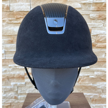 Preview: Samshield Reithelm Premium Shield 2.0 Black - inkl. Inlay - Top Leather Black