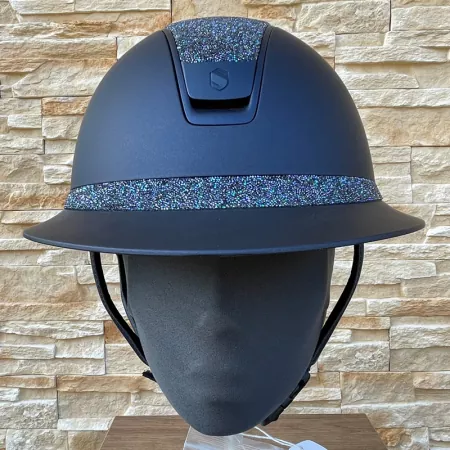 Samshield Reithelm Miss Shield 2.0 Shadowmatt Blue - inkl. Inlay - Top & Frontalband Ultra Fine Rock Night Shade