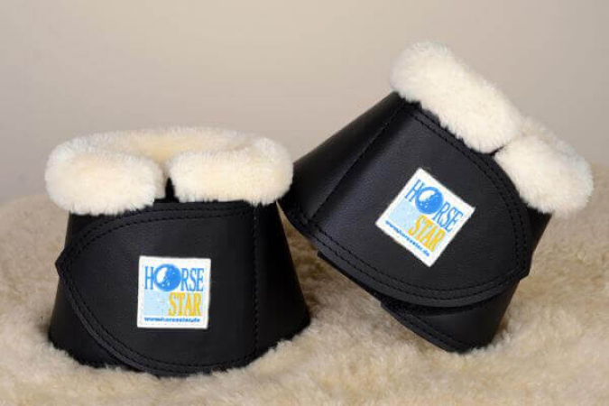 Preview: Horse Star Springglocke Kunstleder FauxFur