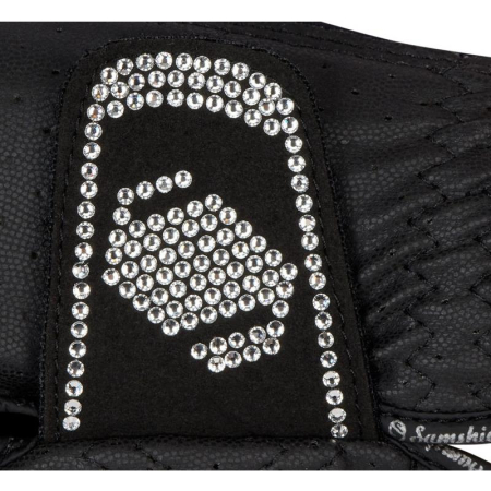 Preview: Reithandschuh V-Skin Crystal Steine hell