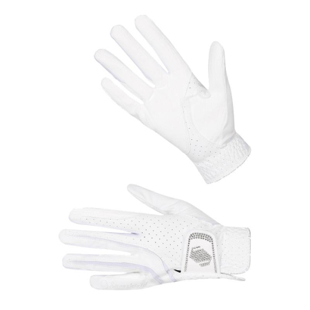 Preview: Reithandschuh V-Skin Crystal Steine hell