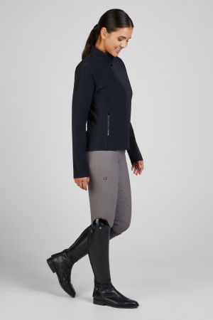 Preview: Pikeur ZIP RIP JACKET Functional-Shirt - Black