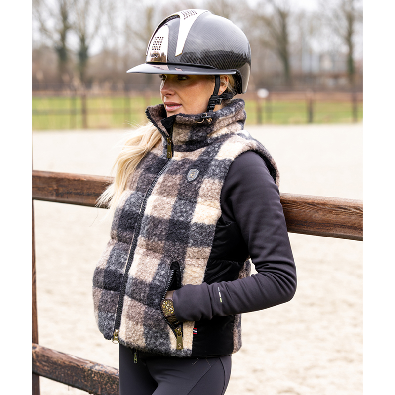 Cavalliriel Damen Steppweste - Teddy