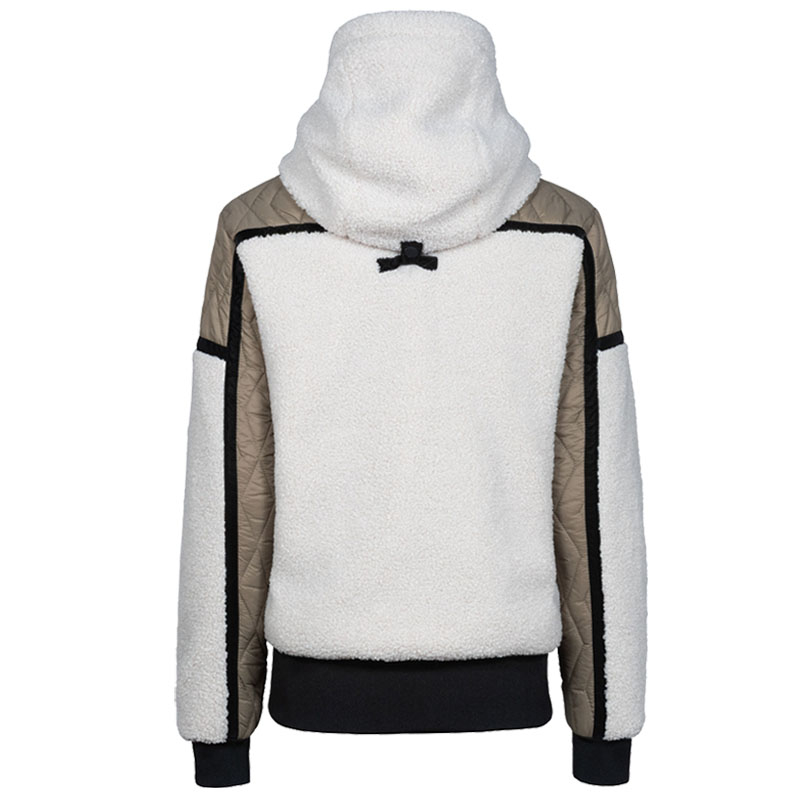 Cavallunis Damen Hybridjacke - Teddy/Fleece - Vanilla