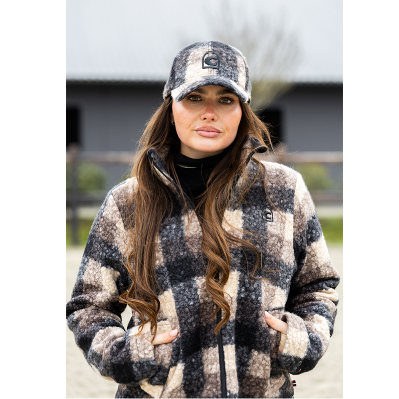 Cavallumea Damen Jacke - Teddy/Fleece - Stehkragenjacke