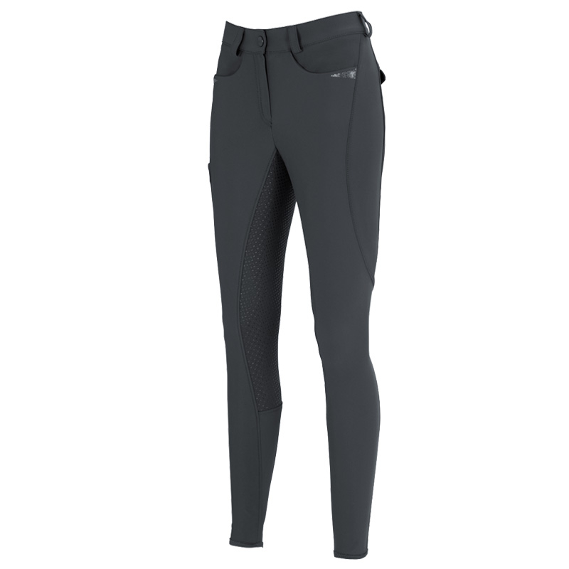 Pikeur Reithose Laure DuraGrip Ganzbesatz - dark shadow