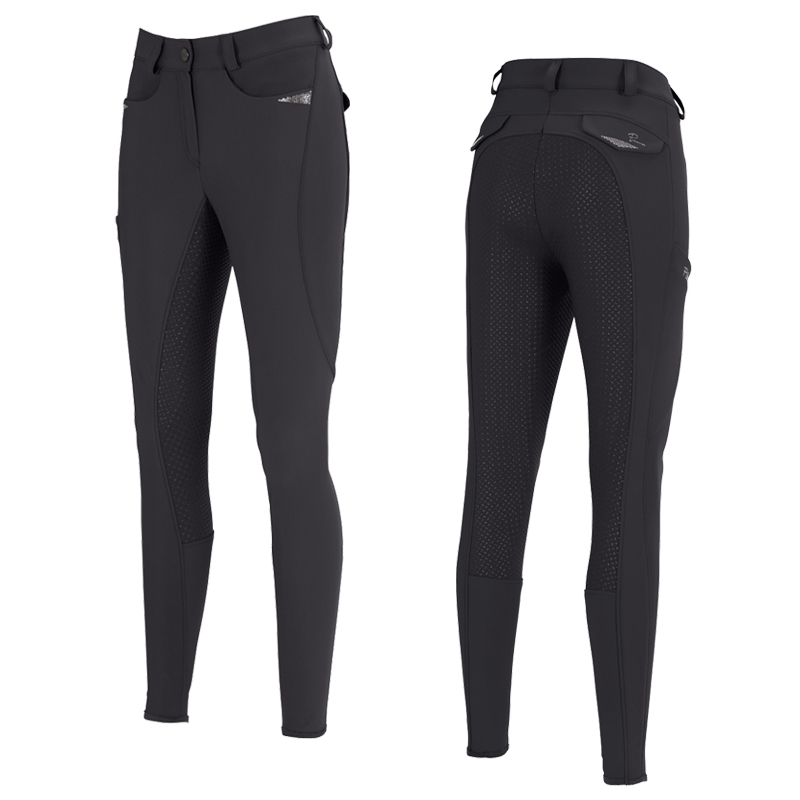 Pikeur Reithose Laure Fullgrip Ganzbesatz Midwaist - Anthrazite