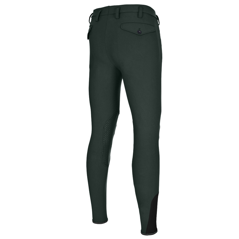 Pikeur Reithose Rodrigo DuraGrip Kniebesatz - dark green