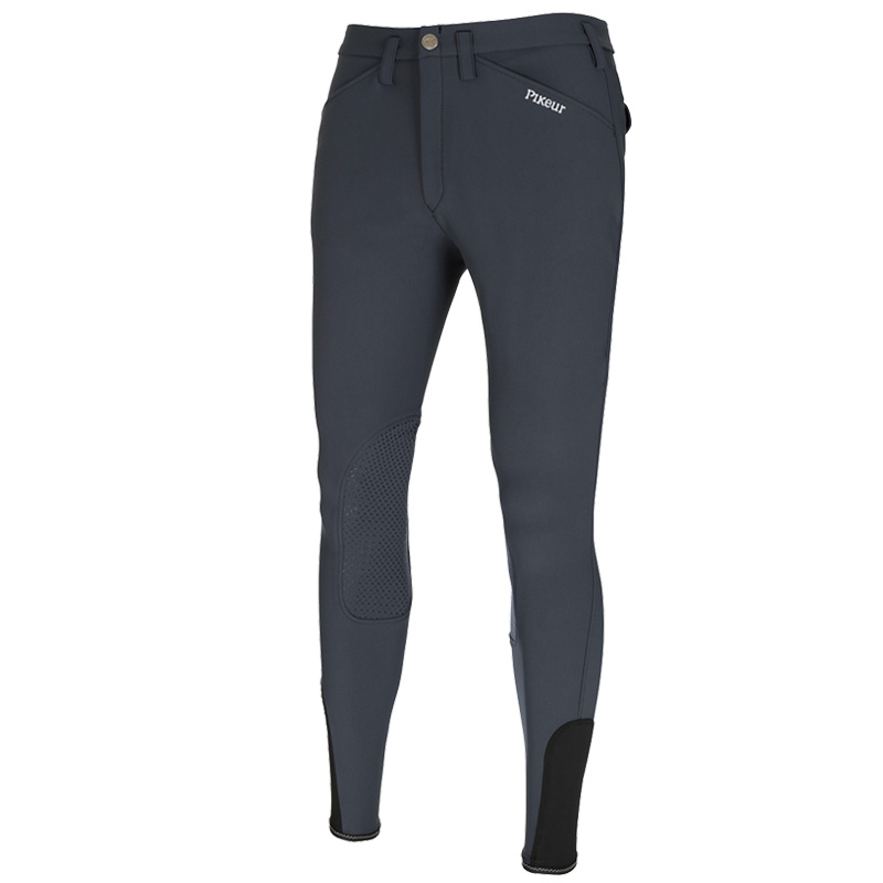 Pikeur Reithose Rodrigo DuraGrip Kniebesatz - dark shadow