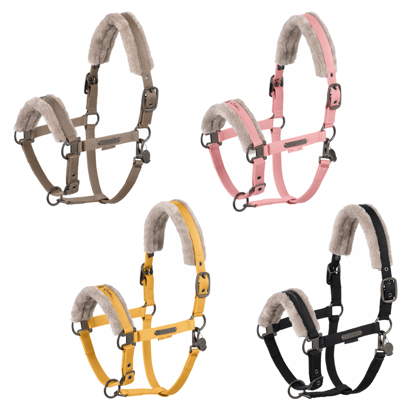 Eskadron Platinum Edition Halfter Double Pin Faux Fur