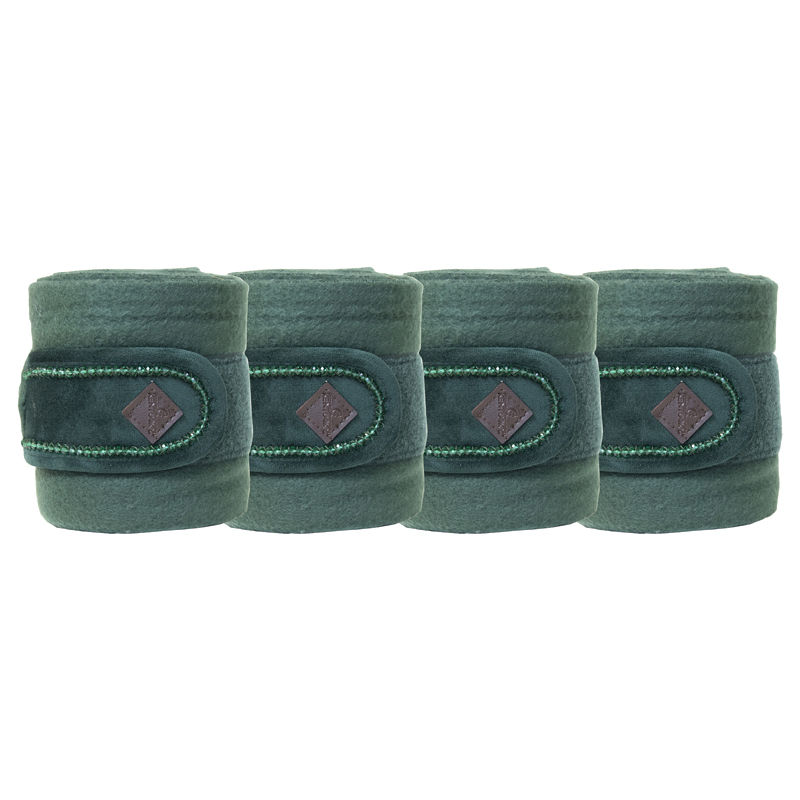 Kentucky Horsewear FLEECEBANDAGEN VELVET PEARLS