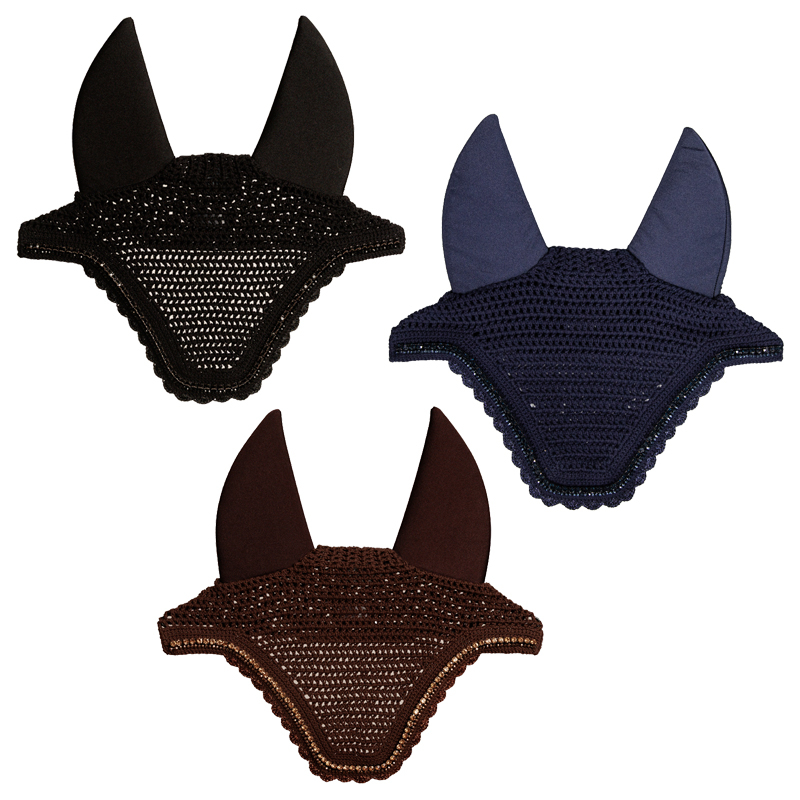 Kentucky Horsewear FLIEGENHAUBE WELLINGTONE STONE & PEARL, SOUNDLESS