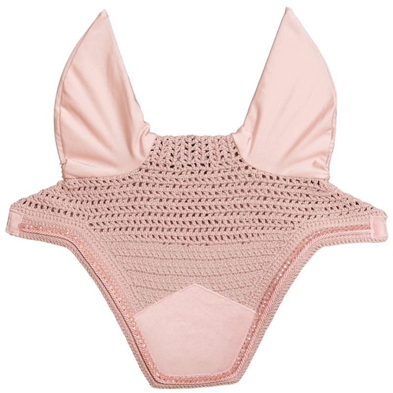 Kentucky Horsewear FLIEGENHAUBE WELLINGTON VELVET PEARLS