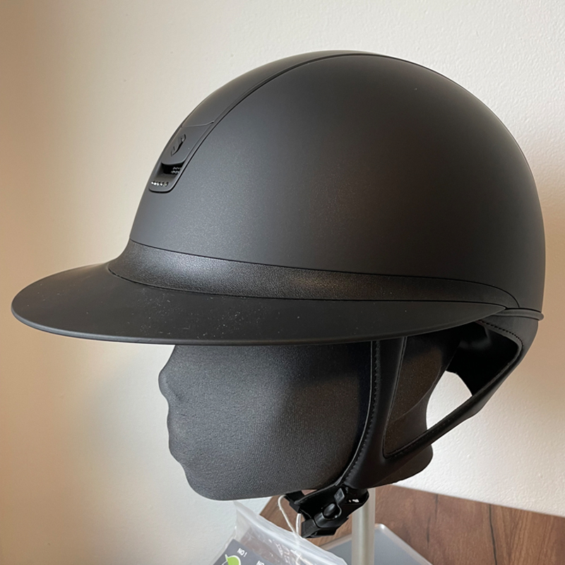 Samshield Reithelm Miss Shield 2.0 Shadowmatt Black - inkl. Inlay - Trim Matt Black inklusive 5 Crystal Swarovski Black