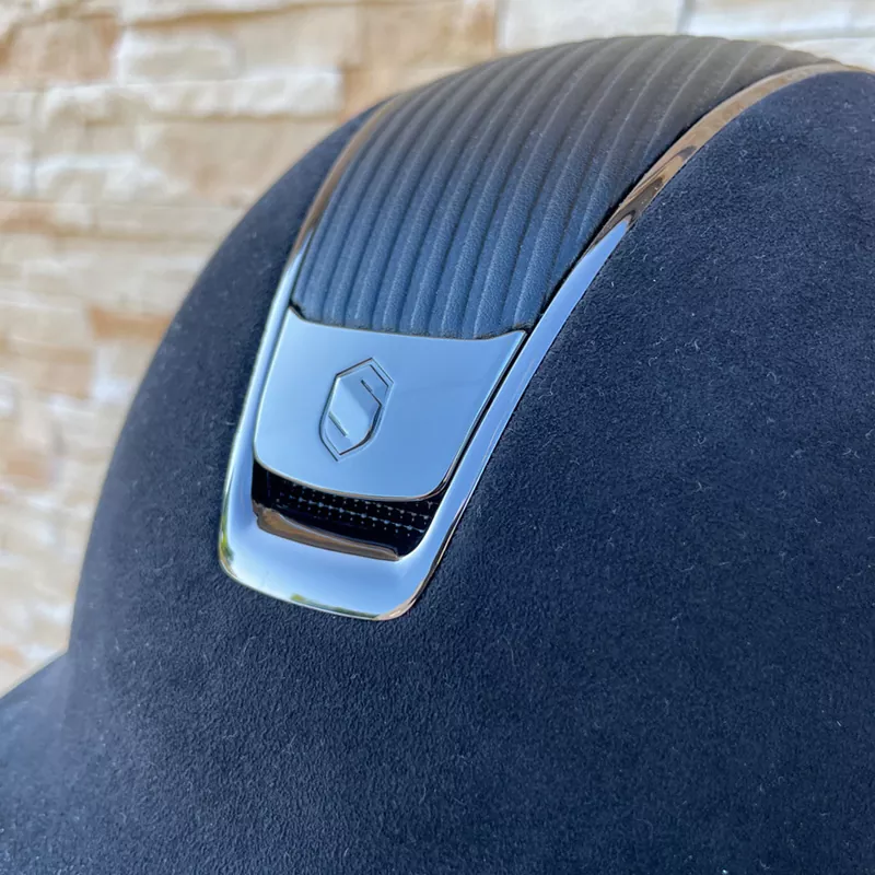 Samshield Reithelm Premium Shield 2.0 Black - inkl. Inlay - Top Leather Black