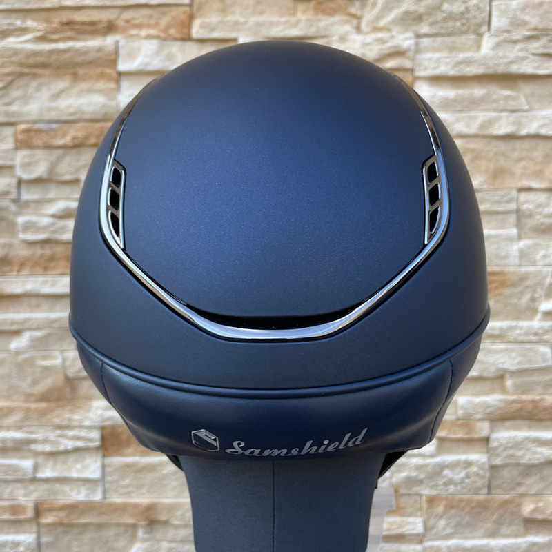 Samshield Reithelm Miss Shield 2.0 Shadowmatt Blue - inkl. Inlay