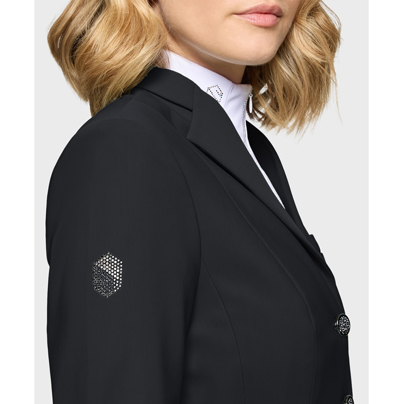 Samshield Damen Turnierjacket Victorine Crystal Fabric F/S 2026 - Black