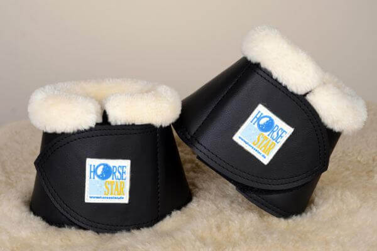 Horse Star Springglocke Kunstleder FauxFur