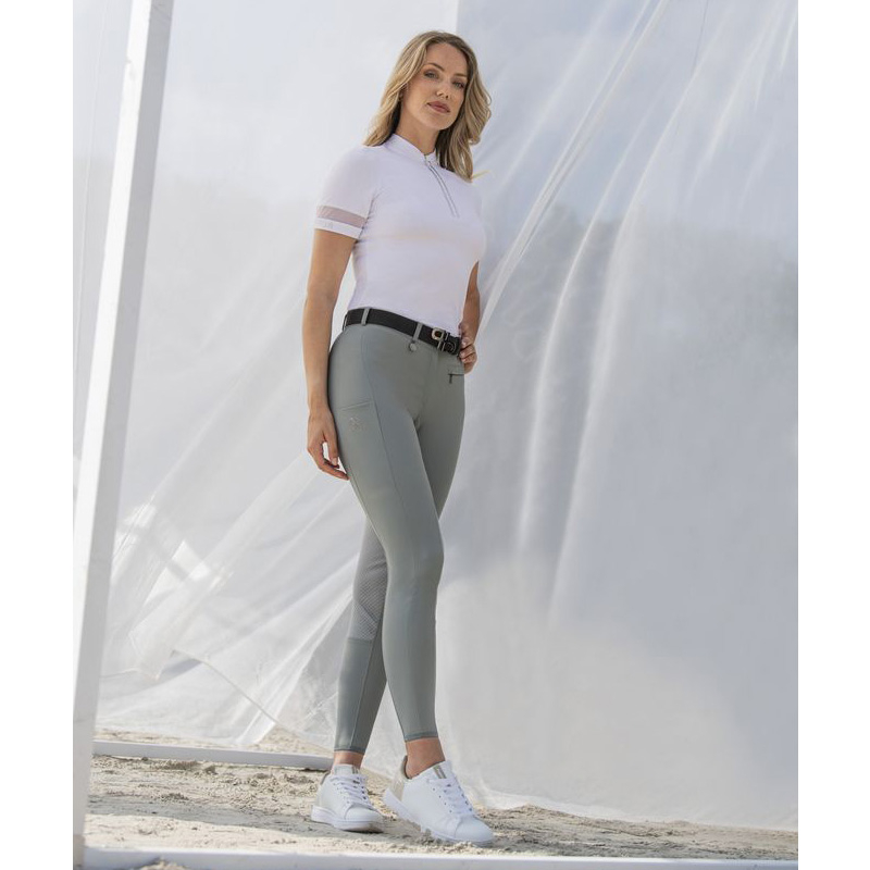 Pikeur Reithose Vally Grip Ganzbesatz - jade