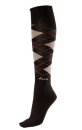 Pikeur Tube-Karo-Strümpfe - Chocolate